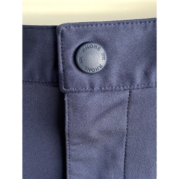 Rhone Sz 33 Commuter Slim Pant Navy Stretch Golf Office Comfort Breathable - Picture 7 of 16